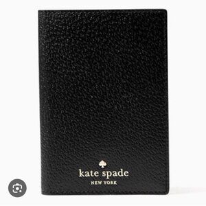 Kate Spade Black Leather Passport Holder